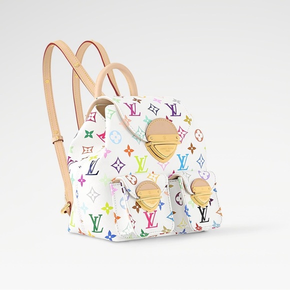 NEW Louis Vuitton x Murakami Venice Backpack in Multicolor Monogram 2025 Release - Picture 14 of 16